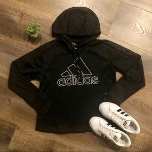 ⬇️ Adidas Black Hoodie Sweater